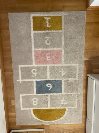 Alfombra infantil de juego con números