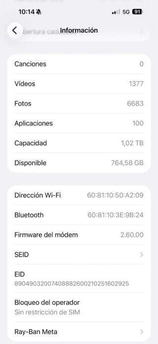 iPhone 16 Pro Max 1TB Negro