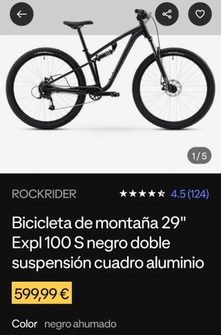 Bicicleta Montaña 29 EXPL 100S