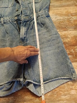 Tuta jeans corta