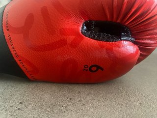 Guantes de boxeo rojos 6 oz