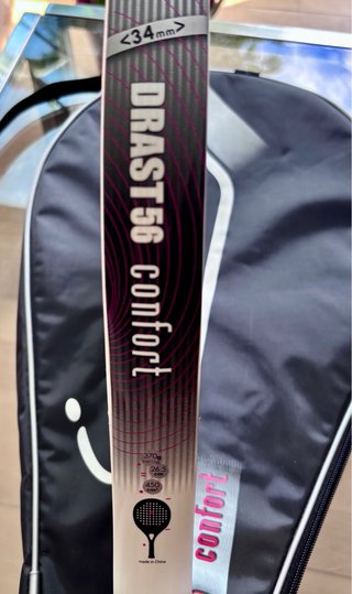 Pala Raqueta de pádel Inesis Drast 56 + funda