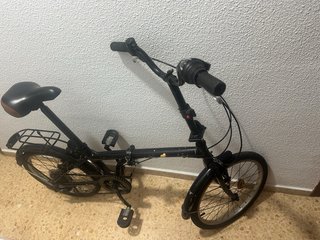 Bicicleta Plegable Negra