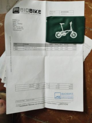 Bicicleta Eléctrica Plegable Brompton