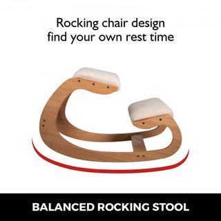 Silla de Rodillas Ergonómica con Capacidad de Carga de 99.8 kg Silla de Escritorio en Postura de Rodillas con Cojín para las Caderas Silla Ergonómica de Rodillas para Oficina en Casa Buena Postura...