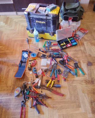 Lote de herramientas Stanley y más