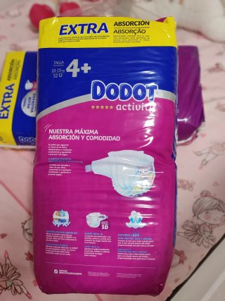 Pañales Dodot Activity Talla 4+ (10-15 kg)