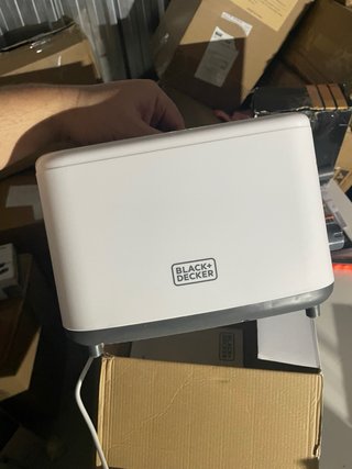 Tostadora Black+Decker 820W Blanca