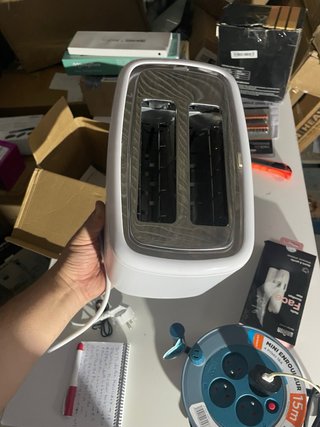 Tostadora Black+Decker 820W Blanca