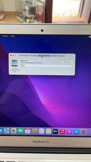 MacBook Air 2017 i7 128GB 8GB RAM Plata