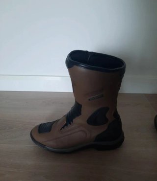 Botas de moto R-TECH Marrón y Negro Waterproof