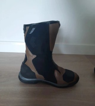 Botas de moto R-TECH Marrón y Negro Waterproof