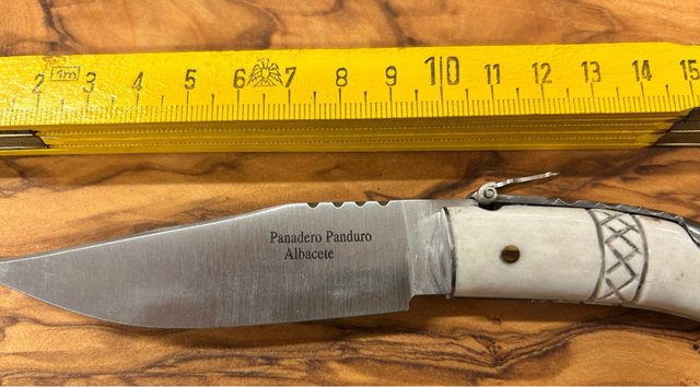 Navaja Panadero Panduro Albacete Acero Carbono