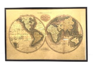 Cuadro Mapa del Mundo Antiguo