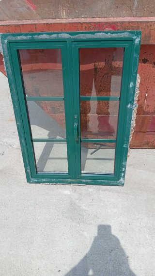 Ventana doble cristal verde