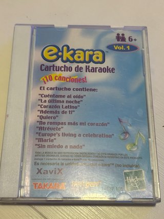e-kara Auténtico Karaoke con 3 Canciones