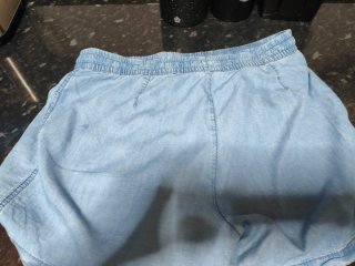 Pantalón corto vaquero azul