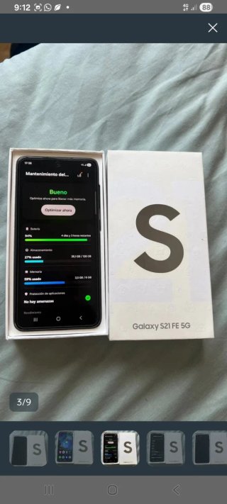 Samsung s21 como nuevo en su caja 128g