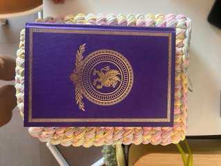 funda de libros crochet