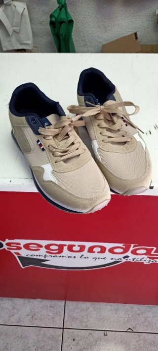 Zapatillas Inside Beige y Blanco