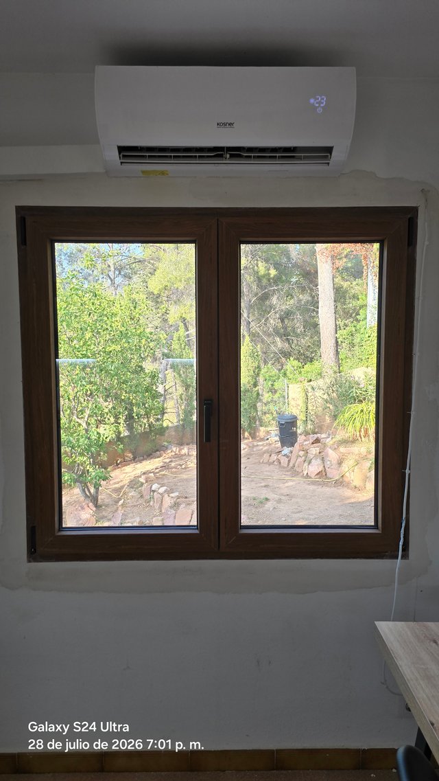 Instalación ventanas PVC y aluminio