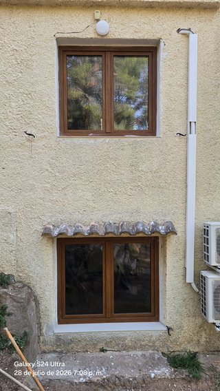 Instalación ventanas PVC y aluminio