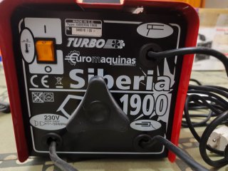 Equipo soldadura Siberia 1900, cepillo y máscara.
