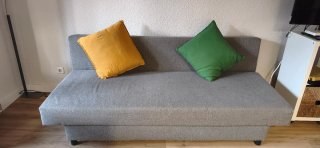 Sofá Cama Gris Ikea