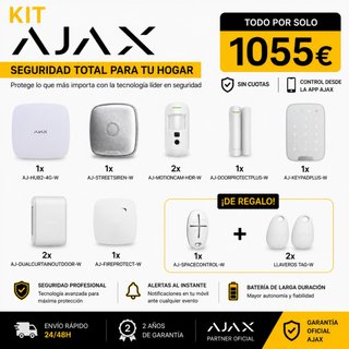 kit alarma ajax personalizado sin cuotas