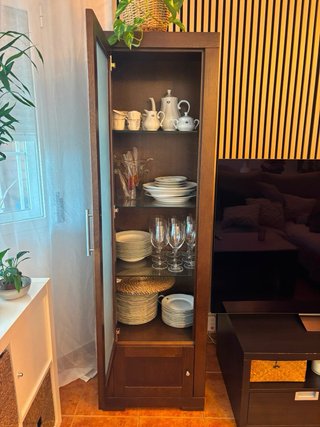 Conjunto muebles de salón. Madera maciza. Villalba