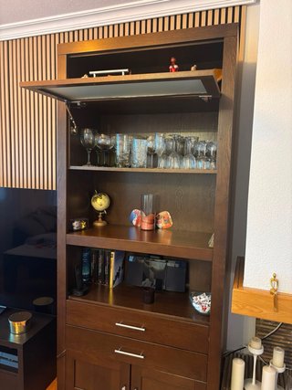 Conjunto muebles de salón. Madera maciza. Villalba