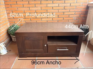 Conjunto muebles de salón. Madera maciza. Villalba
