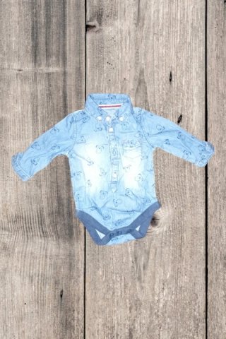 Body vaquero perros 0-3 meses