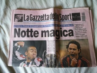 Giornale La Gazzetta dello Sport 28 Maggio 2003