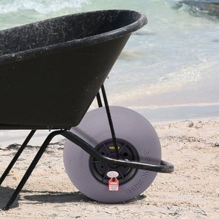 Ruedas de Playa Inflables, Neumáticos de Arena de Reemplazo de 33 cm, Neumáticos de TPU para Carro de Kayak, Carro de Canoa y Buggy con Bomba de Aire Gratis, Paquete de 2