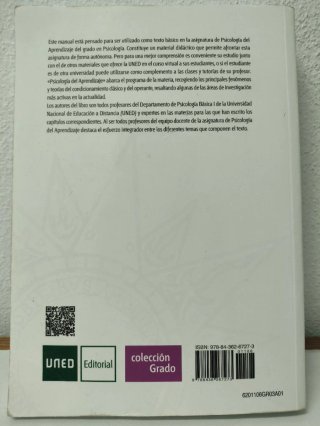 Psicología del aprendizaje.No subrayado -Nuevo-