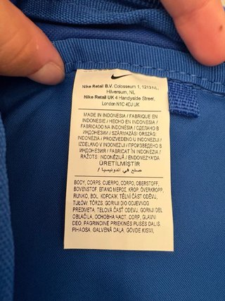 Mochila Nike Azul Grande