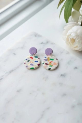Orecchini pendenti multicolor