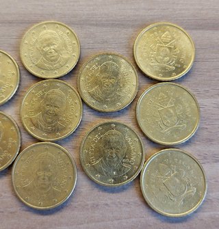 24 Monete Vaticano e San Marino Collezione