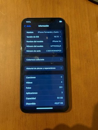 iPhone Xs 64GB Oro