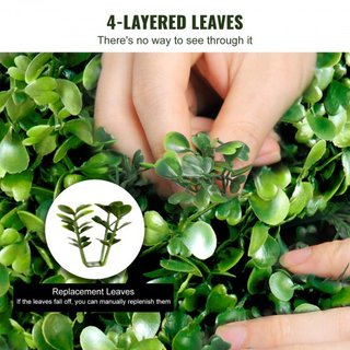 Árboles Topiarios Artificiales de Buxo, 121.9 cm de Altura (2 Piezas) Planta Topiaria Falsa para Exterior, Planta Falsa Verde Todo el Año con Hojas Reemplazables para Decoración Interior/Exterior/...