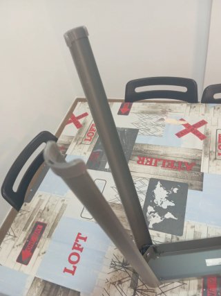 Caballete Mesa Metálico Gris Ikea