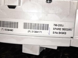 Volvo 1195765 36002950 cuadro instrumentos v40 1.6