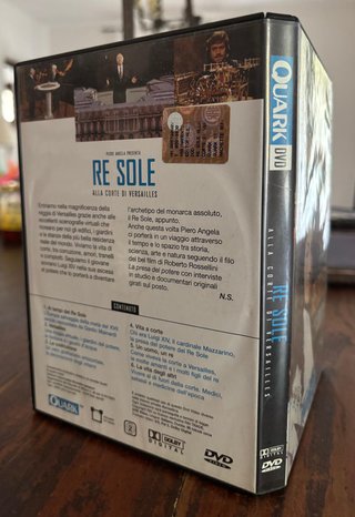 Re Sole DVD Quark Alla Corte di Versailles