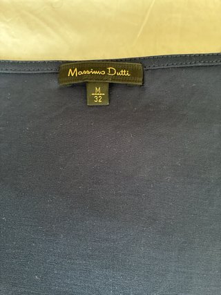 Camiseta Massimo Dutti anclas azul M