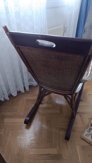 Mecedora Vintage Ratán y Mimbre