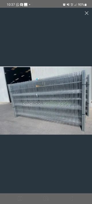 Vallas de obra metálicas