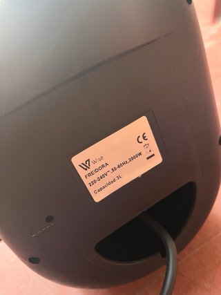 Freidora eléctrica Wise nueva