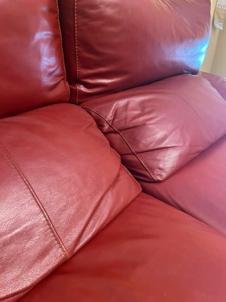 Sofa piel dos plazas