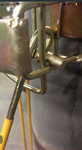 Tendedero para tubo de estufa